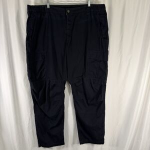Vertex Phantom Ops Tactical Pants Men's 44x32 Navy Blue Cargo Hiking Zip Pockets